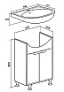Тумба с раковиной Руно Эко 50 см лиственница