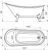 Акриловая ванна Fra Grande Кондор 161х70