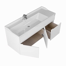 Мебель для ванной Санта Лондон 120 см, подвесная (рак.Сириус 120), белый
