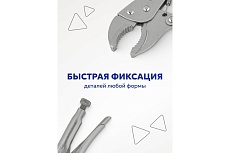 Гейферный зажим WMC TOOLS прямой захват, 10-250 мм, в блистере WMC-614250(52198)