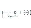 Термосверло торцующее H-Tools М6 шаг 1.0мм 5.3x10.3/28,5мм S=8мм 3600530
