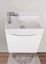 Мебель для ванной Art&Max Liberty 50 см правая, белый глянец