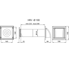 Рекуператор AWENTA HRV100P 5905033314474