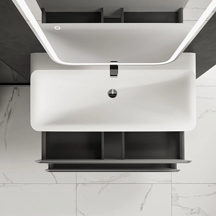 Тумба с раковиной AQUAme S4 100 см