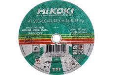 Круг отрезной (230x3x22 мм; A24S; тип 41) Hikoki RUH23030
