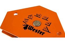 Уголок магнитный для сварки WMCT25 (углы 30/45/60/75/90/135; до 11.5 кг) Wester 344440