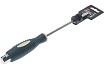 Шлицевая силовая магнитная отвертка Rockforce Profi S2 SL6.5х150мм RF-70265150(26229)