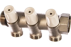 Распределительный коллектор REHAU 1 3 контура размер отвода-3/4 ЕК 11316451001