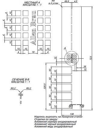 Решетка Allen Brau Infinity 8.210N8-60 для поддона 160x90, медь браш