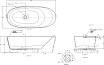 Ванна из искусственного камня Allen Brau Solid Stone Krion Neo XL 180x80 белый матовый 2.35002.21