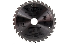 Диск пильный по цветным металлам, пластику (190х30 мм, Z=30) CMT 284.190.30M