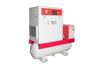 Винтовой компрессор с ременным приводом 7 бар SCC Compressor SMART 11 TD SM011001-7