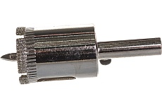 Коронка с центрирующим сверлом по стеклу и керамике (22х55 мм) Vertextools 336-22-55