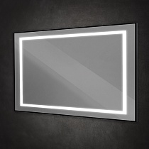 Зеркало BelBagno SPC-KRAFT-1400-800-SENS-NERO 140x80 см сенсорный выключатель, черный