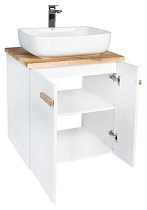 Мебель для ванной Viant Мюнхен 60 см со столешницей, белый