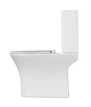 Унитаз-компакт Aquatek Optima AQ4412-00 безободковый, с микролифтом