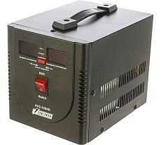 Стабилизатор напряжения Powerman 1ф 2 кВА AVS 2000 D Black 6028664
