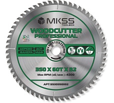 Диск пильный по дереву MKSS Toolbox Woodcutter Professional SS3035 350x60Тх2.2/3.2x32 мм SS30350002