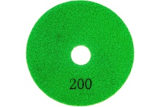Алмазный гибкий шлифовальный гальванический круг 100 мм, № 200 Hilberg 560200