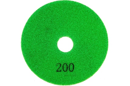 Алмазный гибкий шлифовальный гальванический круг 100 мм, № 200 Hilberg 560200