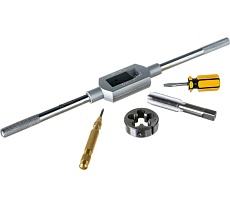 Набор метчиков и плашек SK-5 M6-M24, кейс, 51шт Мастак 351-00051C