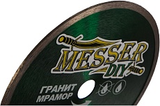 Диск алмазный сплошной по граниту, мрамору (200х22.2 мм) Messer DIY 03.200.067