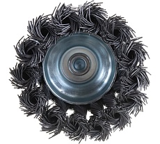 Кордщетка чашеобразная стальная витая 65 мм, в блистере Rockforce RF-BCR125(29066)