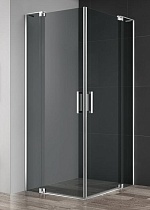 Душевой уголок Cezares SLIDER-AH-2-80/90-100/110-GRIGIO-Cr 80/90x100/110 тонированный, хром