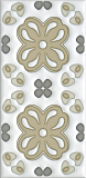 Декор Kerama Marazzi Клемансо орнамент 7.4х15 см, STG\A616\16000