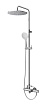 Душевая стойка Cezares LEAF-CVDA-30-L-01 хром