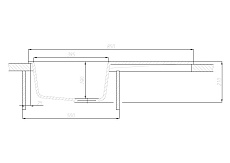 Кухонная мойка Акватон Верона 86 см, серый