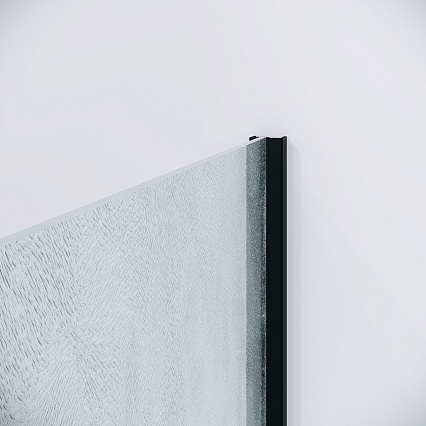 Душевая дверь Niagara Nova 100x195 шиншилла, черный матовый NG-84-L10CHB