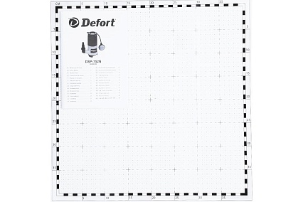 Погружной насос для грязной воды Defort DSP-752N 98298383
