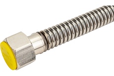 Подводка для газа СТМ ГАЗ сильфонная, 1/2&quot;, гайка-гайка 100 см CGHF1210