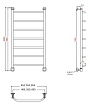 Полотенцесушитель водяной Aquanet Fiona 40x100 см