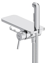 Смеситель Damixa Jupiter 773500001 с гигиеническим душем, хром