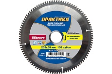 Диск пильный по алюминию (255х30 мм; Z100) Практика 030-511