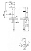 Смеситель для раковины Cezares PORTA-LS1-01-W0 хром