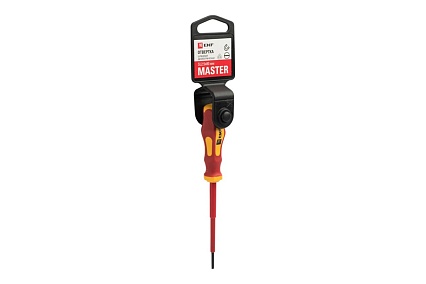 Отвертка EKF Master SL2.5x80 мм 1000В sl-2.5-80-mas-in