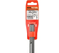 Бур по бетону для больших нагрузок (40x520 мм; SDS-max) NOVOCRAFT NCSMAX400520
