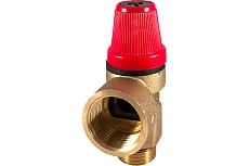 Клапан предохранительный STI мембранный ГШ 3/4&quot;х1/2&quot; латунный, угловой (3 бар) D120-00878