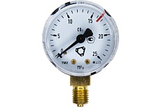 Манометр 50 мм, 25 Мпа, углекислота ИНКО МК 50-25 ИНКО