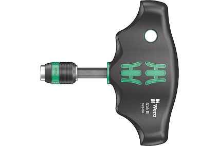 Рукоятка-битодержатель WERA Т-образная, с патроном Rapidaptor, 1/4" x 45 мм WE-023404