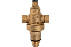 Редуктор давления Uni-Fitt мембранный, 1/2&quot; В 1-6 бар PN25 под радиальный манометр 1/4&quot; 206G2140