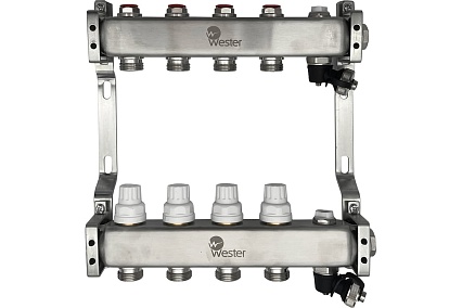 Коллектор нерж. Wester MUVS 1"-3/4 в сборе на 4 выхода 0-32-1604