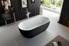 Акриловая ванна BelBagno BB70 150x80 черный матовый