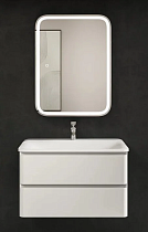 Мебель для ванной AQUAme S4 80 см белый глянец