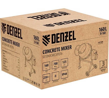 Бетоносмеситель Denzel B-160 95422