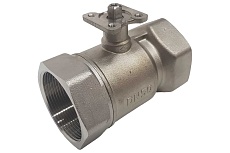 Двухходовой шаровой кран Techno 2050А из нержавеющей стали, под привод DN50, G 2, КVS 40 660250-1