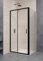 Душевой уголок RGW Passage PA-74 (PA-14B + Z-050-2B) 160x100, прозрачное, черный, 410874160-14